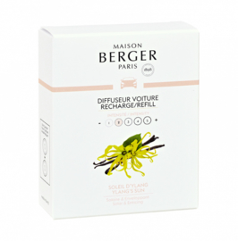 Lampe Berger - Auto parfum navulling Solei D'Ylang  / Ylang's sun 2pcs.