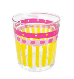 Even Bijkletsen  - Glas Uni Yellow Stripe