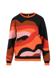 Trui - Knitted Jumper Cosy storyteller - autumn wave
