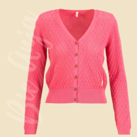 Vestje - Cardigan Save the World -sweetness fruit pink