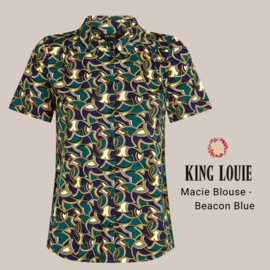 Blouse Maisie Mellow - Beacon Blue - King Louie