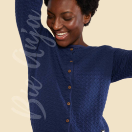 Vestje - Cardigan Save the Brave - old library blue knit