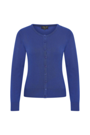 Vestje - Cardigan Round neck - Royal Blue - Zilch