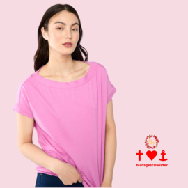 Shirt - Flowgirl - cotton candy mauve - Blutsgeschwister