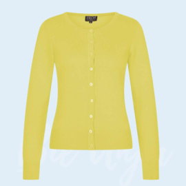 Zilch Cardigan Round Neck - Lemon