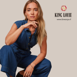 Amy Jumpsuit Chambray - Denim Blue - King Louie