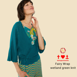 Cardigan - Fairy Wrap - wetland green knit - Blutsgeschwister