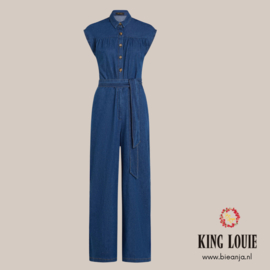 Amy Jumpsuit Chambray - Denim Blue - King Louie
