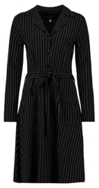 Tante Betsy Dress VeraLynn Pinstripe Black