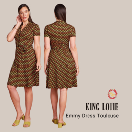 Emmy Dress Toulouse - Black - King Louie