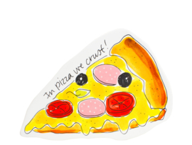 Blond Amsterdam Snack - 3D bord Pizza