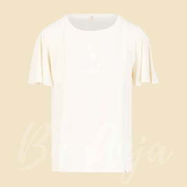 Shirt Bella Farfalla Crew - Milky way white