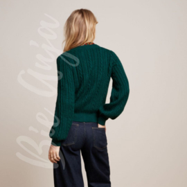 Cardi V Farfalle - Pine Green