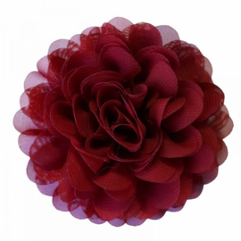 Urban Hippies Bloemen: Chili Red Chiffon Corsage