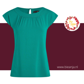 Shirley Top Ecovero Light - Aqua Green