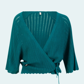Cardigan - Fairy Wrap - wetland green knit - Blutsgeschwister