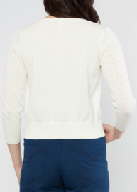 Cardigan Sweet Petite - ivory bliss white - Blutsgeschwister