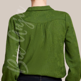 Blouse Carina Buzz Jacquard - palm green