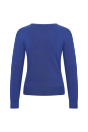 Vestje - Cardigan Round neck - Royal Blue - Zilch
