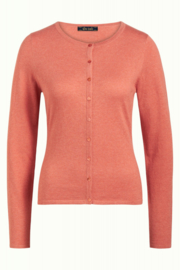 King Louie Cardi Roundneck Cocoon - Dusty Rose