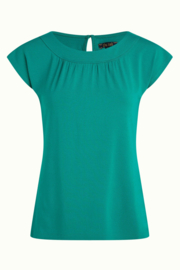 Shirley Top Ecovero Light - Aqua Green