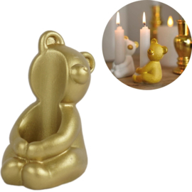 Kaarsen Houder bear goud
