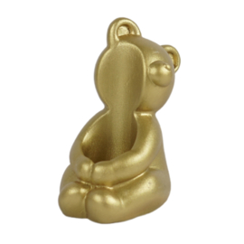 Kaarsen Houder bear goud