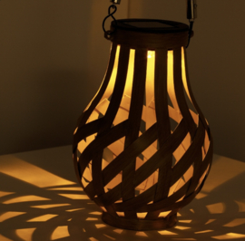 Tafellamp solar led vlameffect