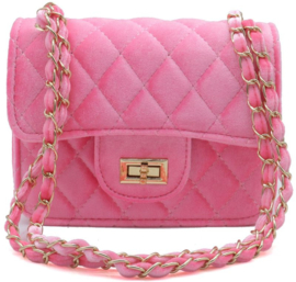 Velvet Tas Roze