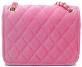 Velvet Tas Roze