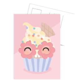 Ansichtkaart 'Sweet' Cupcake