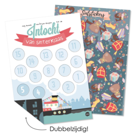 A4 Sinterklaas Aftelposter & Stickers