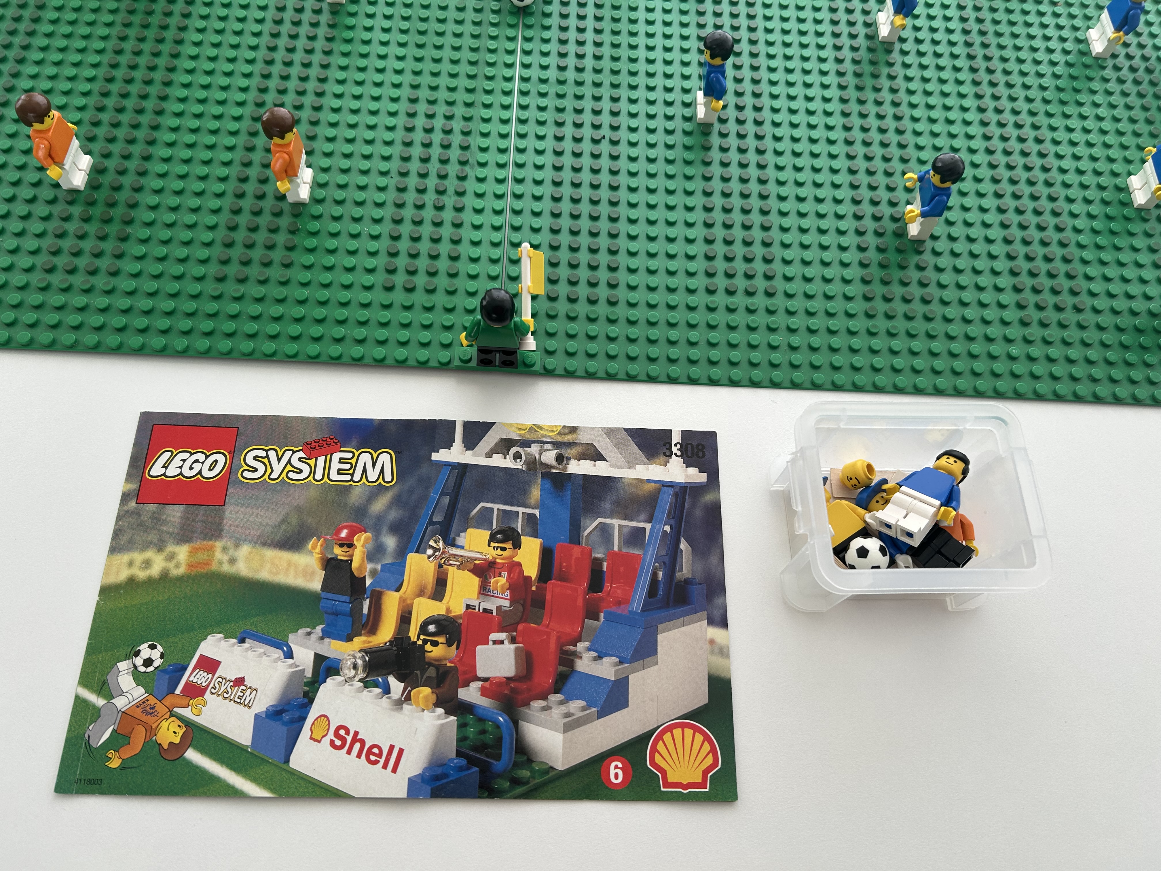 Lego voetbalveld soccer