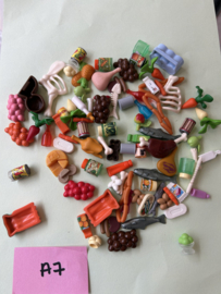 Partij Playmobil etenswaren