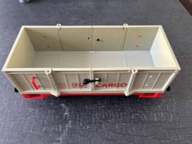 Partij playmobil rails 4384 met cargo wagon