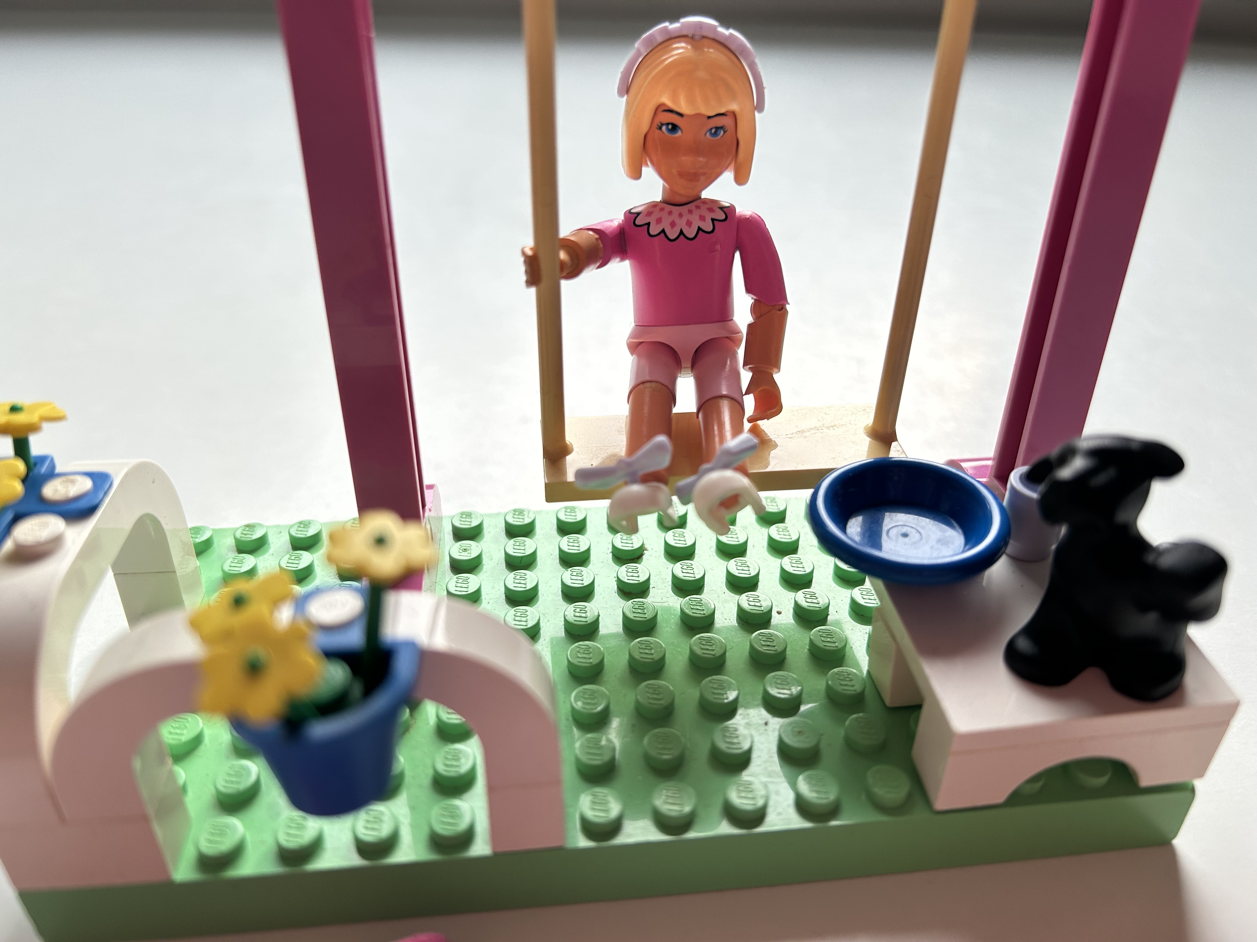 Lego Belville schommel met hondje