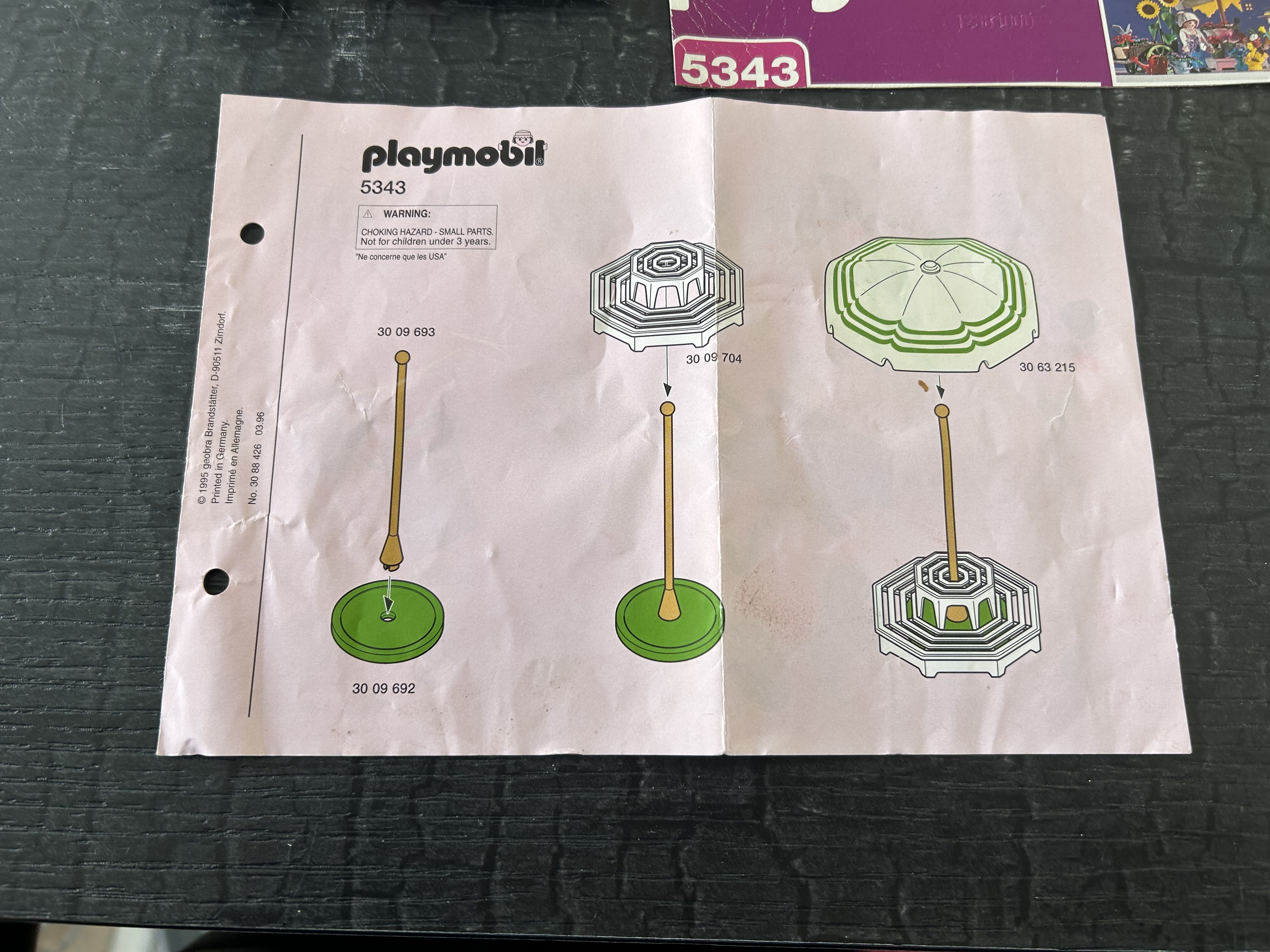 Playmobil 5343 Nostalgische bloemenkraam