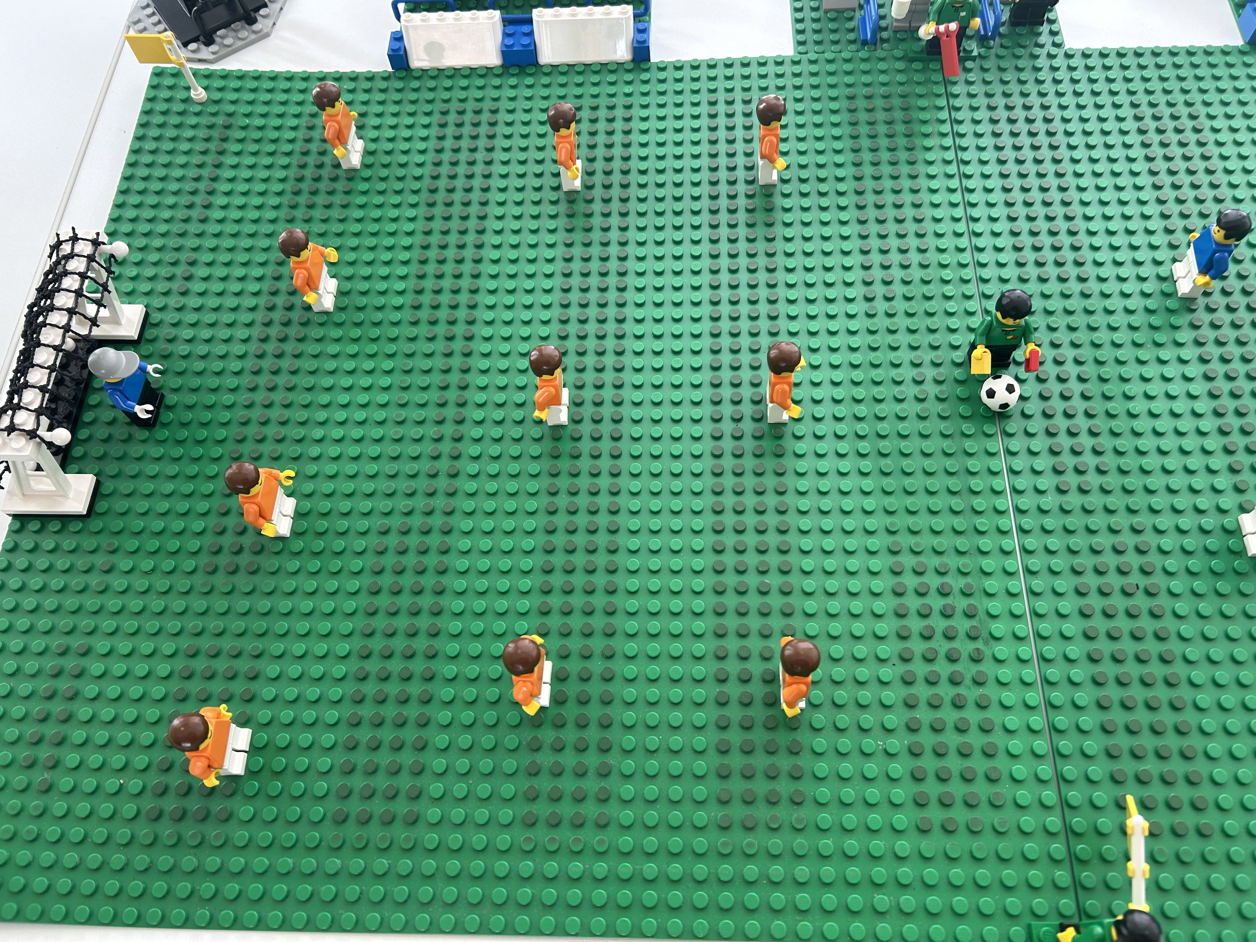 Lego voetbalveld soccer