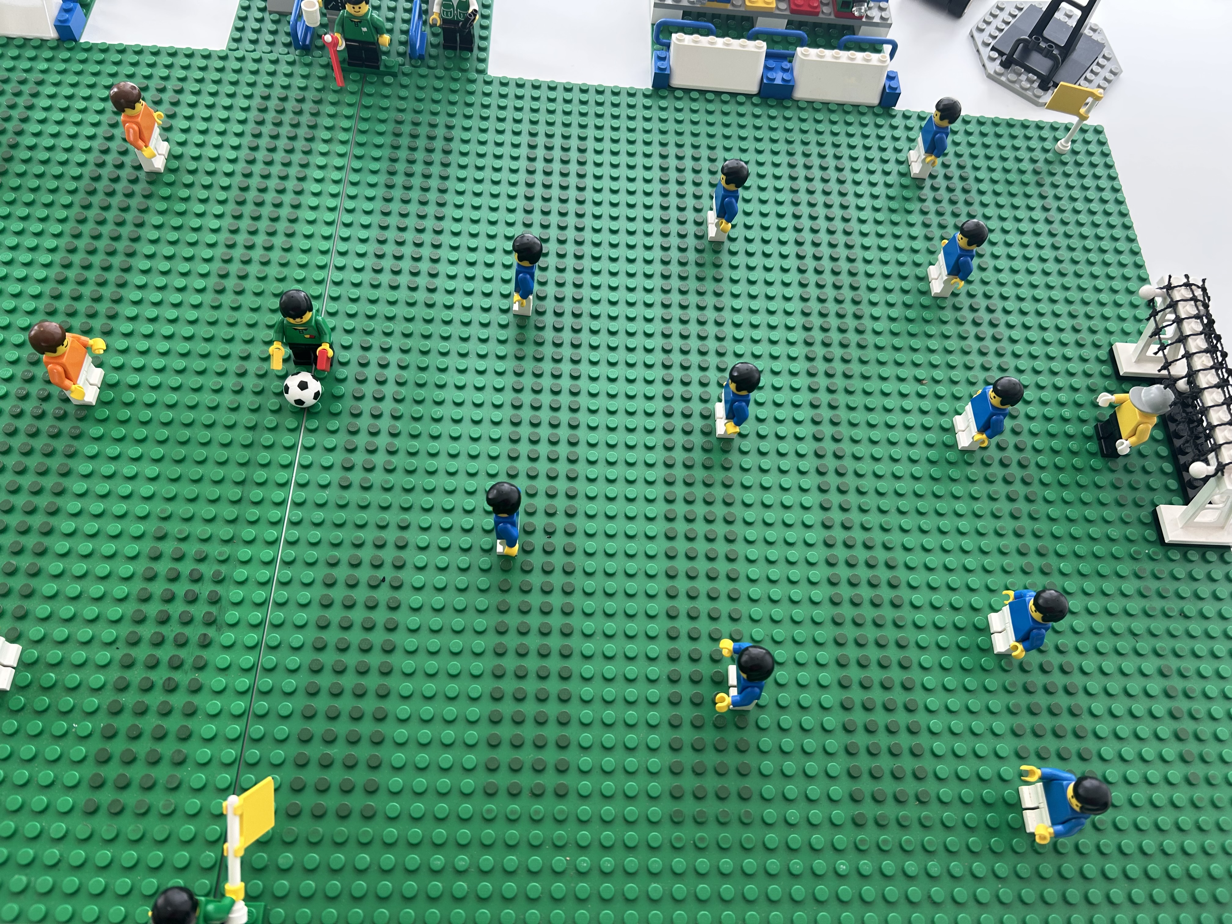 Lego voetbalveld soccer