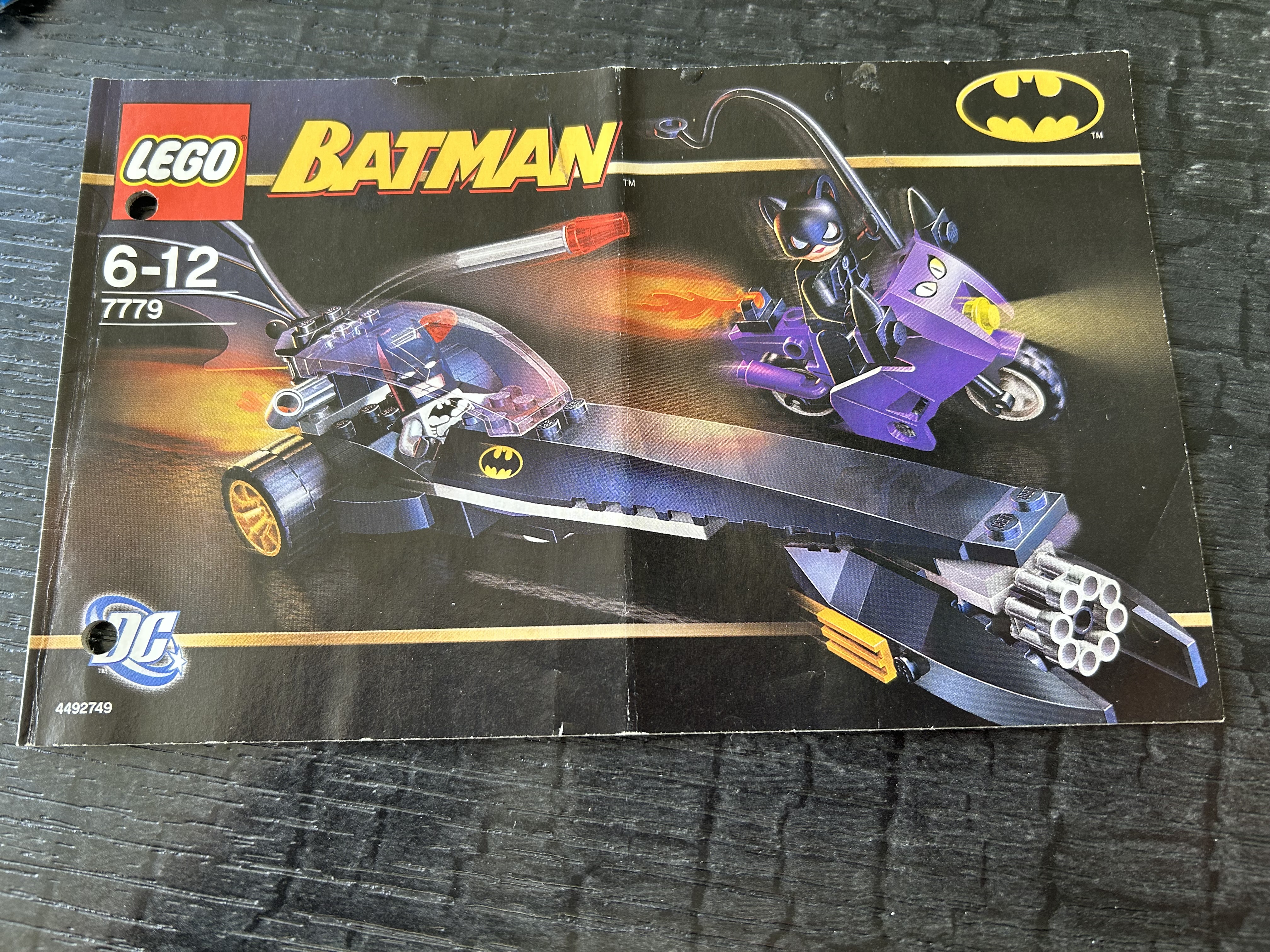 7779 The Batman Dragster: Cateoman Pursuit
