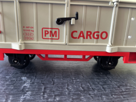 Partij playmobil rails 4384 met cargo wagon