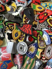 Partij Playmobil schilden ridder divers