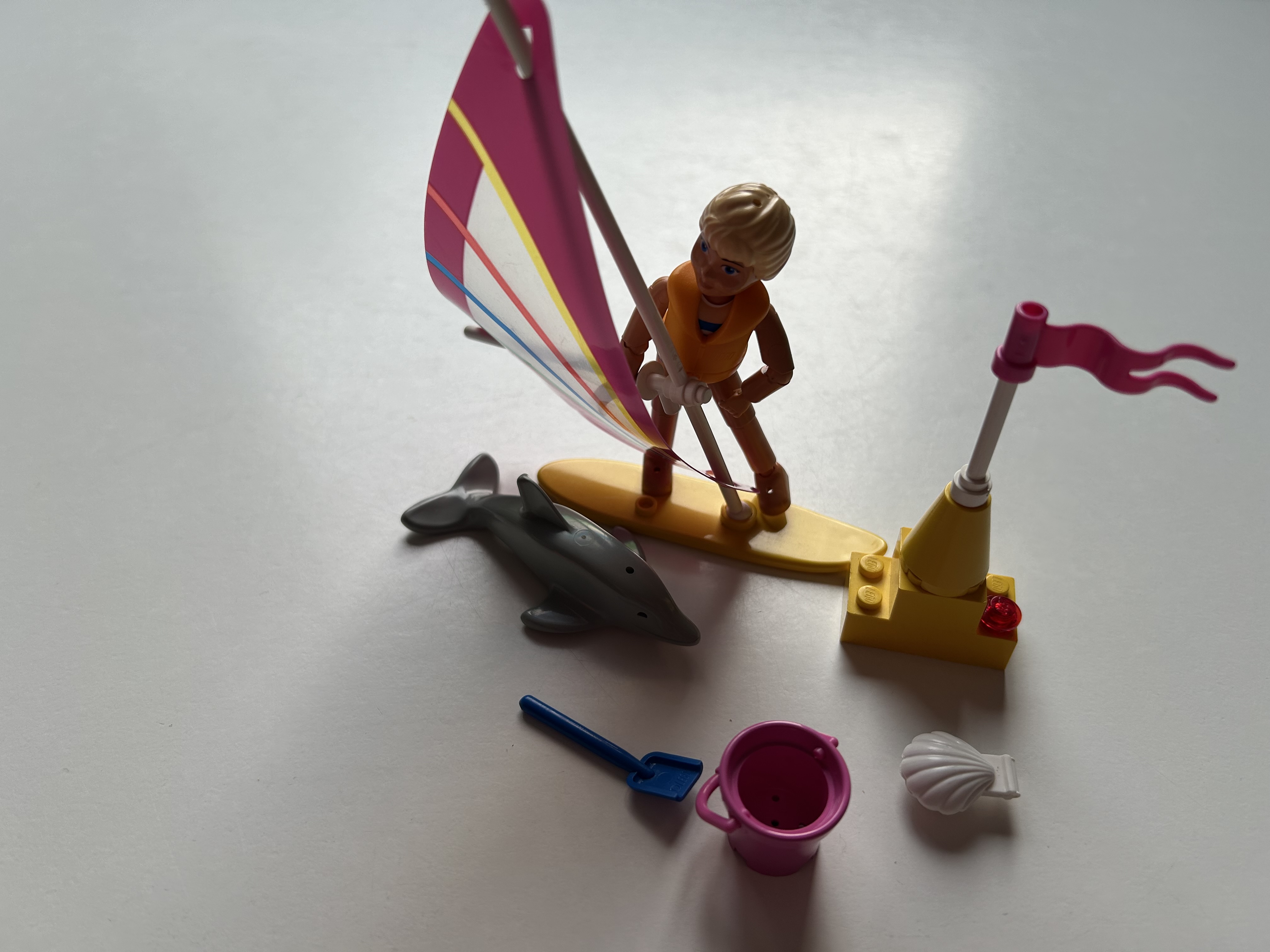 Lego Belville surfer met dolfijn