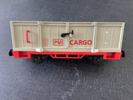 Partij playmobil rails 4384 met cargo wagon