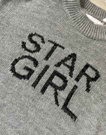 STAR GIRL OVERSIZED SWEATER GREY