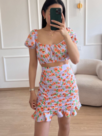 FLEUR SKIRT LILA