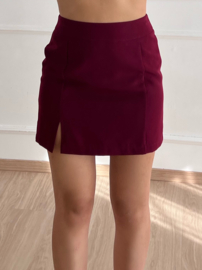 CASUAL SKIRT BORDEAUX