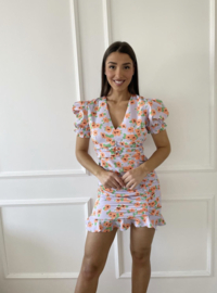 FLOWER DRESS LILA