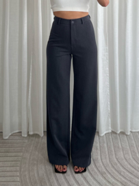 WIDE LEG TROUSERS GREY