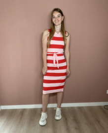 AMINA DRESS RED